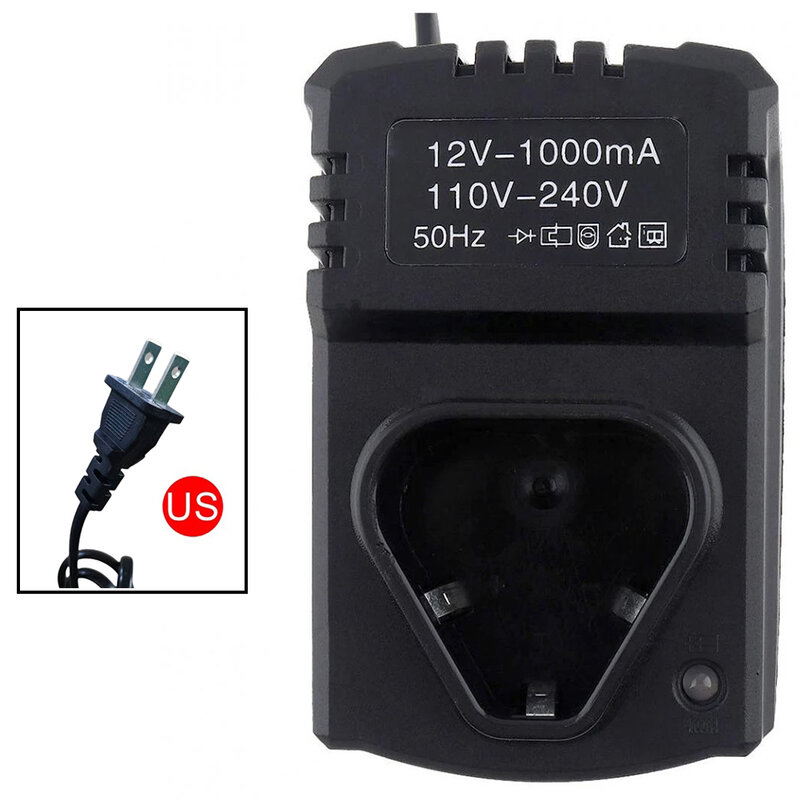 Chargeur de batterie 12V DC US/EU 110-240V, adaptateur pour perceuse électrique