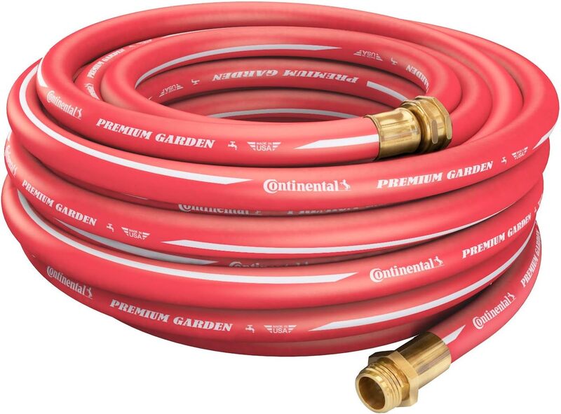 ContiTech-20582672 kontynentalny wysokiej jakości czerwony wąż ogrodowy do gorącej wody 5/8 "ID x 50 'długość MXF GHT