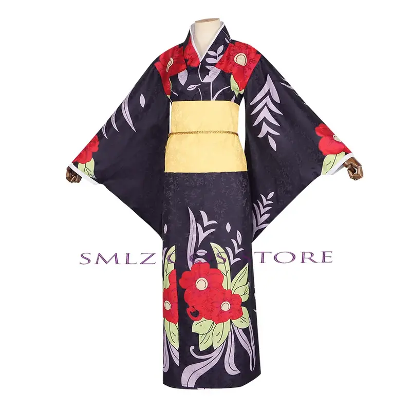 Tamayo disfraz de Anime para mujer, uniforme, vestido, peluca, Kimono de fiesta de Halloween