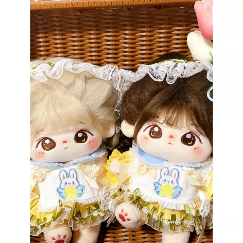 Spot Baby Clothes 20cm Alice Dream Skirt Apron Hairband Cotton Doll Doll Dressing No Attribute