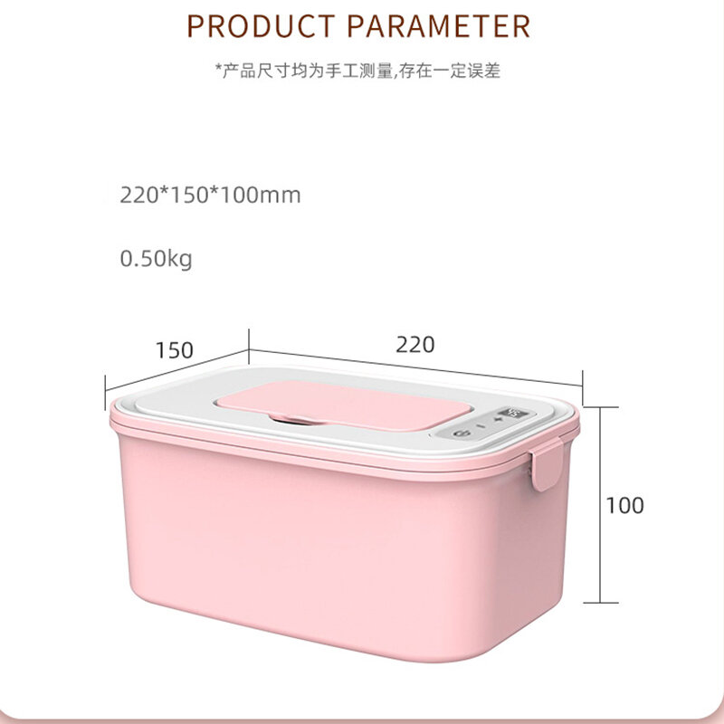 Tisu bayi, pemanas serbet termostat rumah tangga portabel kotak pemanas tisu basah panas (pasang colokan CN)