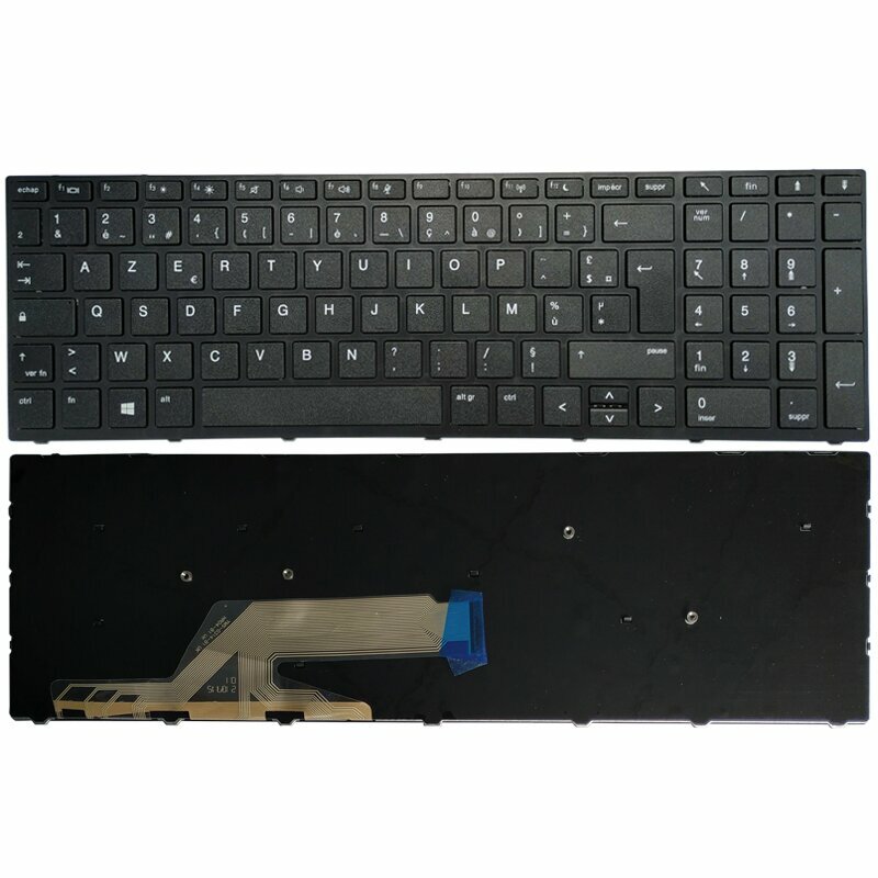 Nuova tastiera usa/spagnola/russa/latina/francese per HP Probook 450 G5 455 G5 470 G5 nero