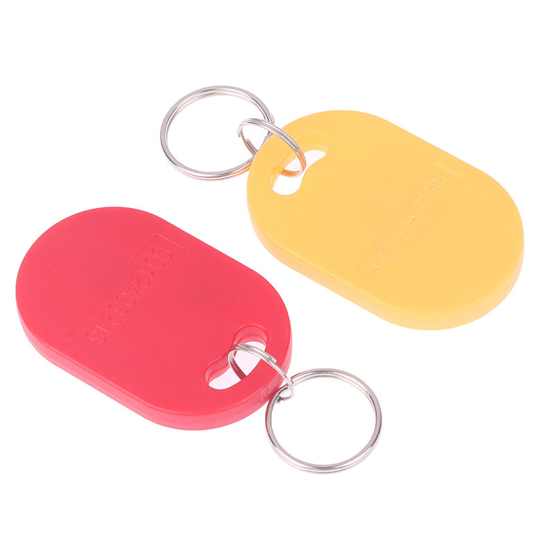 Dual Chip Frequency RFID 125KHZ T5577 13.56MHZ Changeable Writable IC+ID Rewritable Composite Key Tags Keyfob