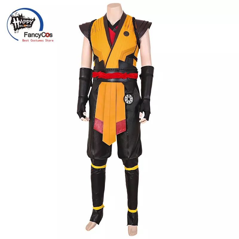Costume de Cosplay Kuai Veang du Jeu Scorpion Mortal Kombat 1 pour Homme, Déguisement de Carnaval Personnalisé pour Halloween