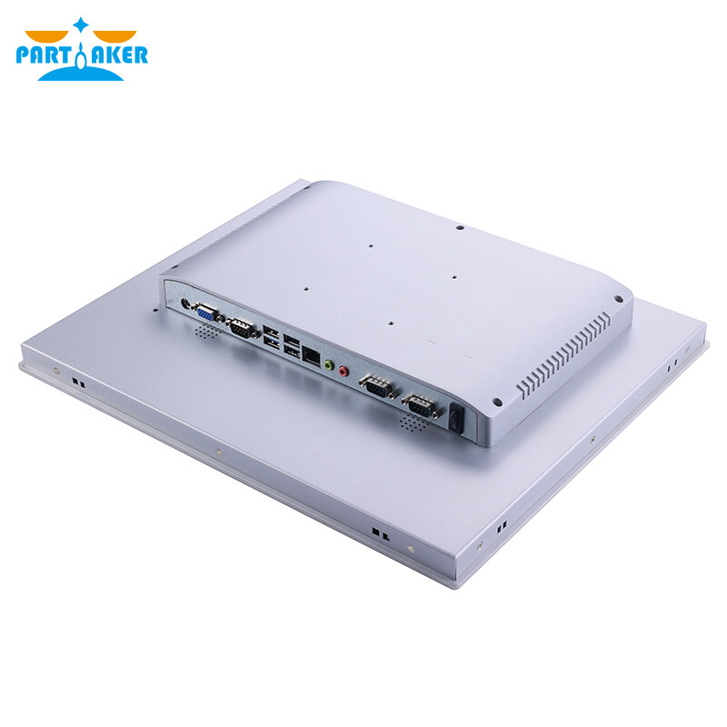 Partaker 17 Inch Industrial Panel All In One PC Mini Computer Capacitive Touch with Core i3 i5 i7 J1900 RS232 Com Windows 7/10