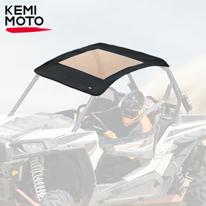 Kemimoto utv Sonnenschutz wasserdichtes Softtop kompatibel mit Polaris rzr xp 2014/turbo/2023 2015-2018 1680d Canvas Dach tönung