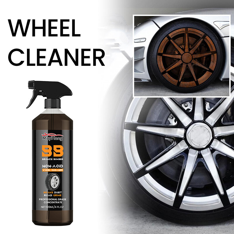 120 мл очиститель колес и шин, металлический спрей для удаления пыли, Многоцелевой Очиститель колес автомобиля, спрей, очиститель обода