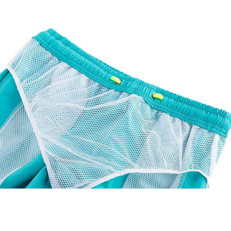 Herren Badehose Strand Shorts Kordel zug mit Netz futter elastische Taille schlichte atmungsaktive weiche lässige tägliche Streetwear