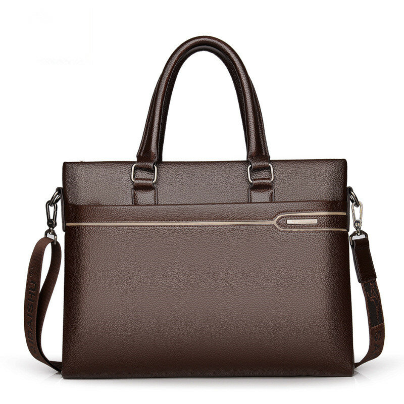 Neues Design Herren Business Aktentasche hochwertige Herren Handtasche 14 Zoll Laptop-Tasche Umhängetasche