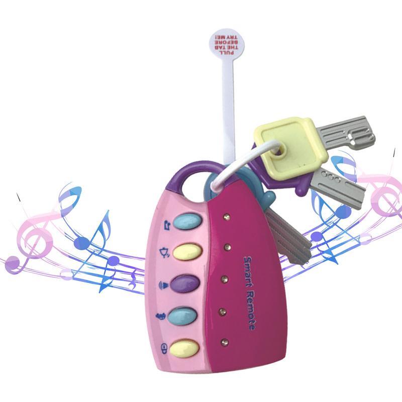 Spielzeugs chl üssel für Babys Flash Musik Remote Autos chl üssel Baby Spielzeug Auto Stimmen so tun, als würden sie Lernspiel zeug für Kinder Kleinkind Musikspiel zeug spielen