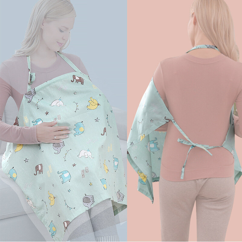 Capa de amamentação do bebê algodão respirável pano de enfermagem do bebê capa de assento de carro capa de alimentação de toalha de amamentação cape enfermagem apro