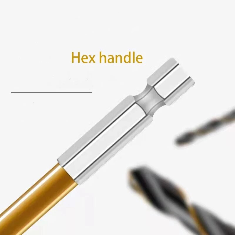 Hex Shanks para chaves de fenda sem fio, perfuração, acessórios para ferramentas elétricas, mandril padrão, 1PC, 1/4 pol, 1,5-6,5mm