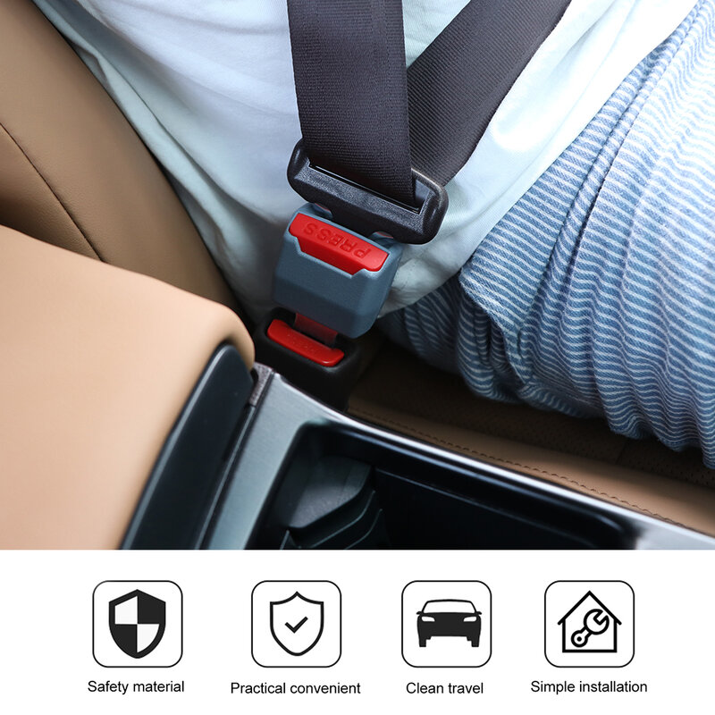 Universal Car Seat Belt Clip Extender Veiligheid Seat Belt Lock Gesp Plug Dikke Insert Socket Veiligheidsgordel Clip Auto Accessoires