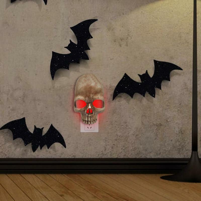 Lampe de Table Tête de Mort Shoe pour Halloween, Bougie Gothique, Décoration de Bureau