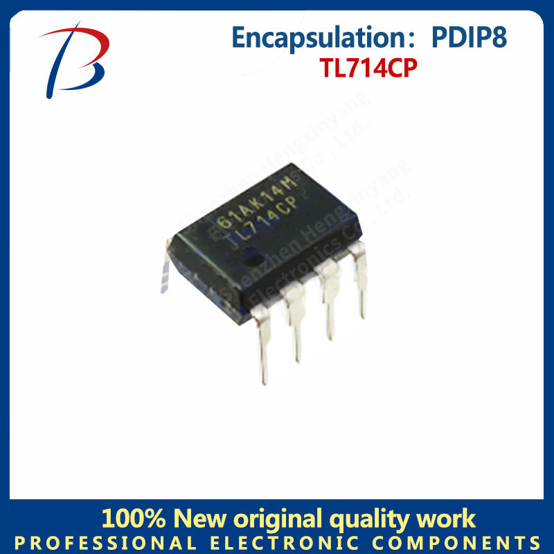 10 szt. Pakiet TL714CP PDIP8 pojedynczy szybkoobrotowy komparator różnicowy z wyjściem push-pull