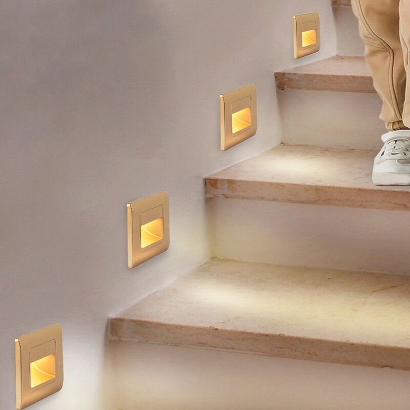 Sensor de luz impermeable genérico para el hogar, luz inteligente para escaleras, lámpara de paso, lámpara de pie