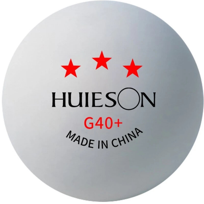 Huieson-pelotas de tenis de Mesa 3 Star G40 +, pelota de Ping-pong profesional, Material ABS, 10/100 piezas