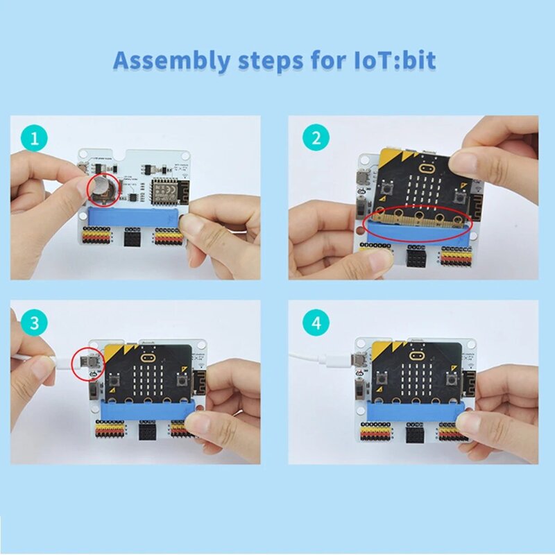 Micro: Bit Io Uitbreidingskaart Iobit V2.0 Breakout Adapter Legoeds-Compatibel Voor Kittenbot Meowbit Ondersteuning Makecode Kittenblock