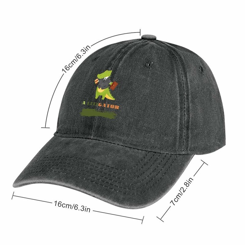 Um Litigator Lawyer Cowboy Hat para homens e mulheres, chapéu Golf, Kids Hats