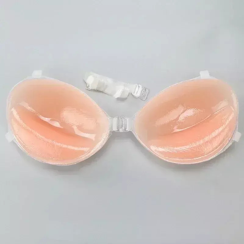 Sutiã de silicone push up invisível para mulheres, reforço pegajoso do peito, sutiã sexy sem alças, adesivo furtivo, sutiãs de casamento