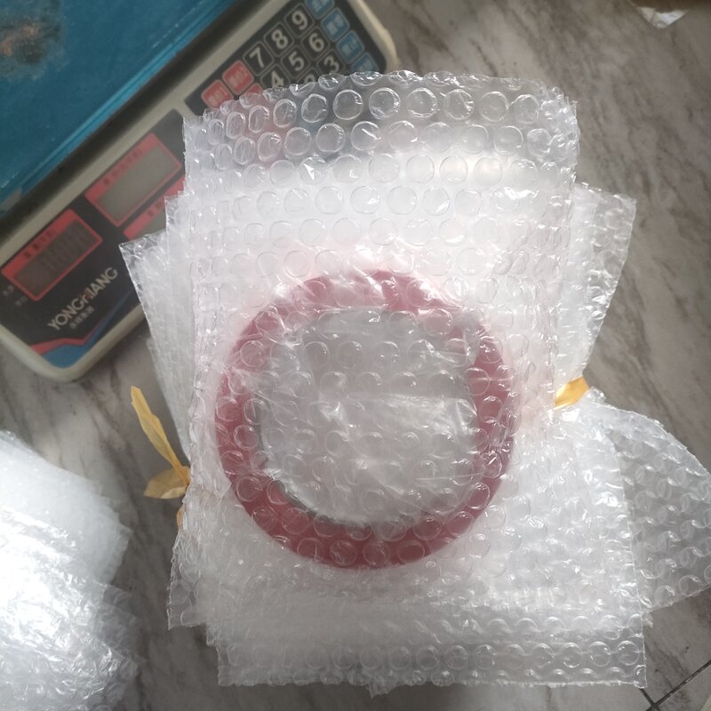 100pcs 18x20cm Envelope plástico branco bolha embalagem sacos PE claro à prova de choque embalagem saco filme duplo