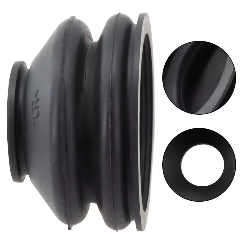 Car Dust Boot Covers Universal  Rubber Ball Joint Rubber Dust Boot Covers Track Rod End Set Kit Threaded Connector Diameter 15MM