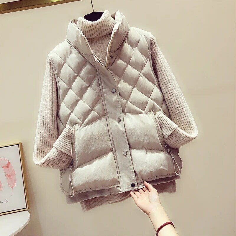 Cheap wholesale 2019 new autumn winter  Hot selling women's fashion casual female nice warm Vest Outerwear BP890