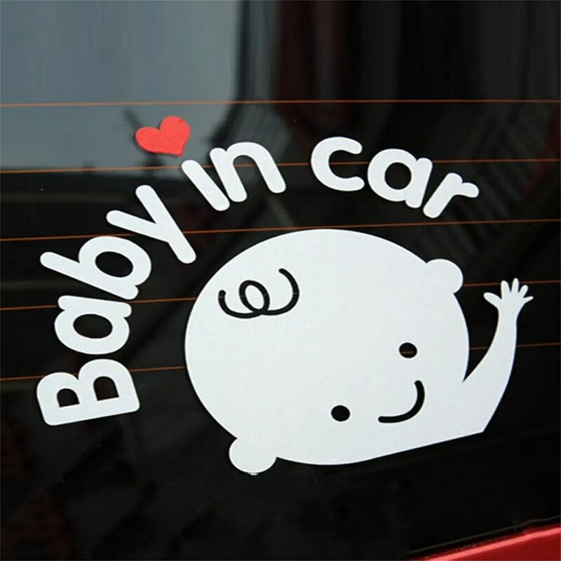 Kreative 17*14 cm Baby An Bord Baby In Auto Auto Aufkleber Wasserdicht Reflektierende Auto Aufkleber Auf Heckscheibe DIY Eigenen Personalisierte