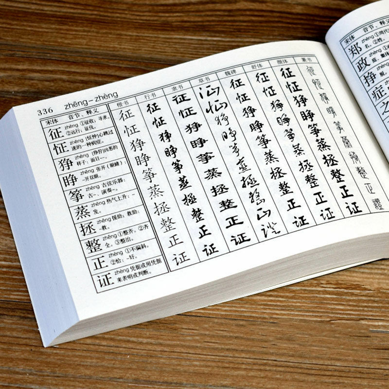 Кисть для каллиграфии, словарь для начинающих, книга для тренировок, известная Справочная книга, тетрадь