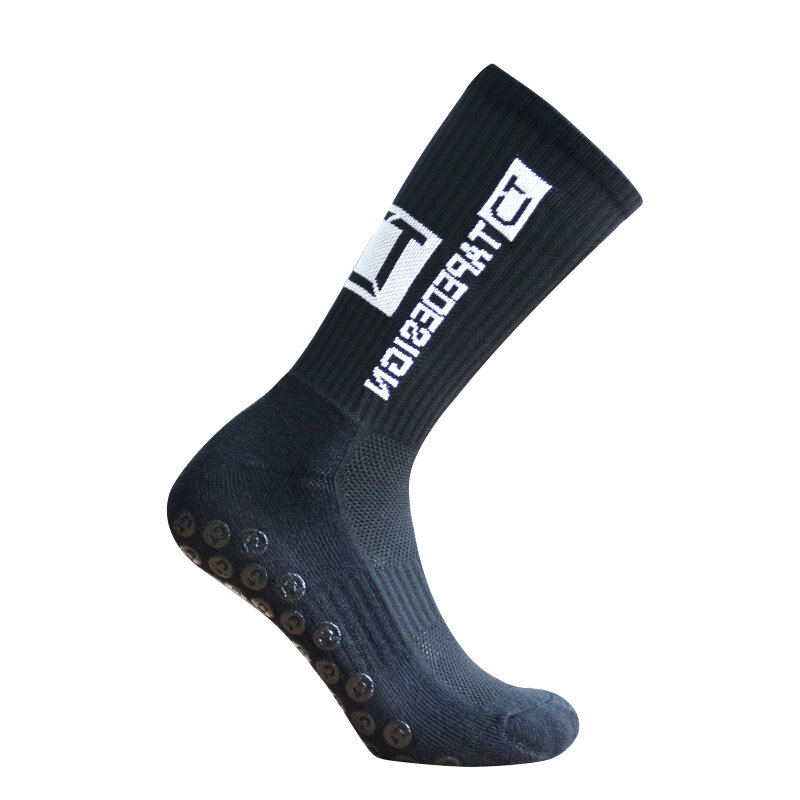 Новые силиконовые женские и мужские футбольные носки 2023 Tapedesign, спортивные круглые Нескользящие футбольные носки