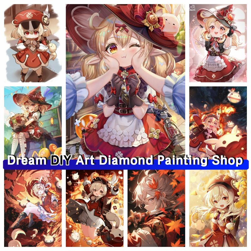 Honkai Genshin Impact Diamond Painting, Star Rail, Huangquan Video Game, Photo Mosaic, Cross Stitch, Home Decor Gift, DIY, Honkai3