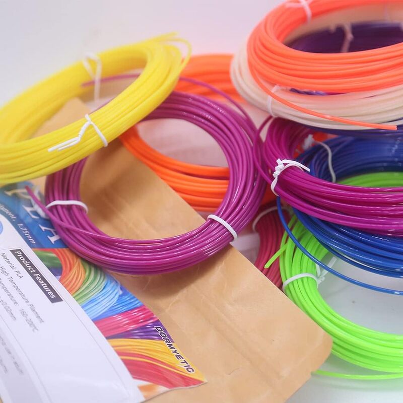 DORMYETIC-filamentos de plástico para impresión 3D, 1,75mm, 30 colores, 150m, para bolígrafo 3D PLA