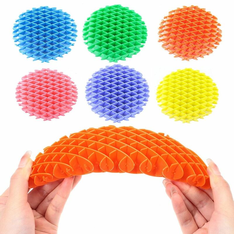 3D gedruckte elastische Mesh Wurm große zappeln Spielzeug Stress abbau die deformierten Wurm Spielzeug sensorischen Stress Angst Linderung einziehbares Spielzeug