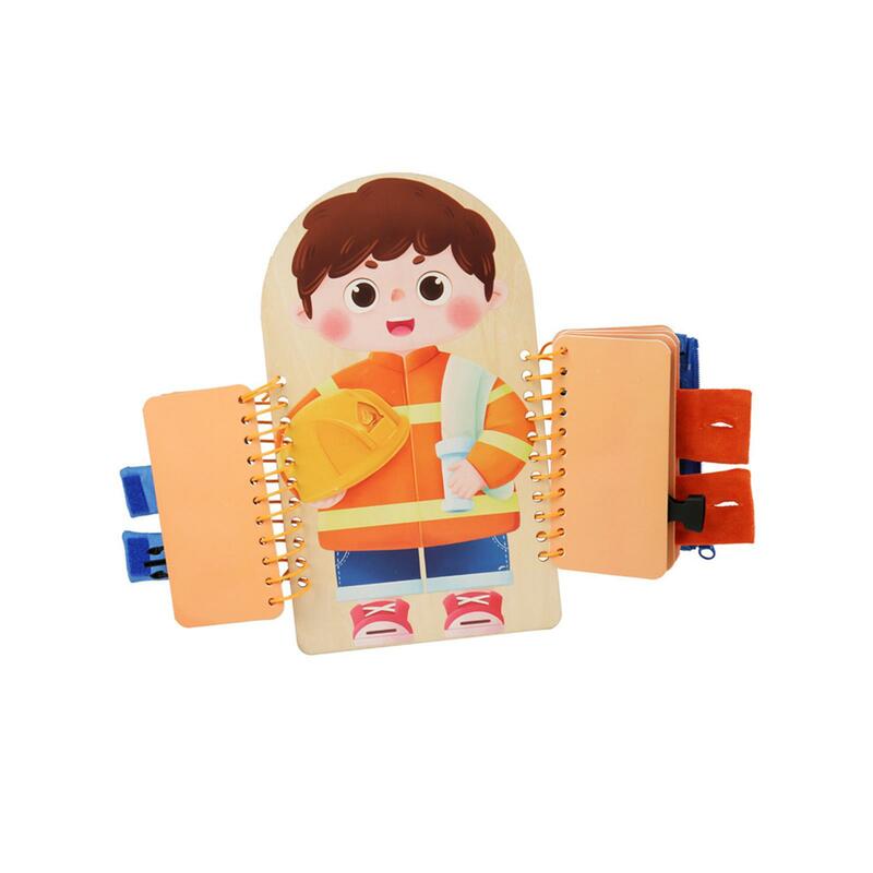 Montessori Busy Board Toy para crianças, brinquedos educativos, habilidades motoras finas, meninos e meninas, Baby Party Favor