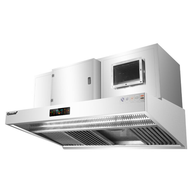 Easy To Clean Electrostatic Filter Range Hoods Ductless Extractor Hood