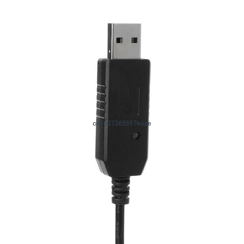 Cable cargador USB con luz indicadora para UV-5R Extend capacidad