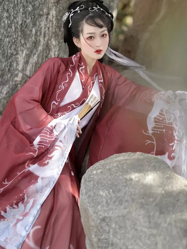 Traditional Hanfu Woman Chinese Ancient Han Dynasty Princess Costume Vestidos Tang Suit Princess Dress Stage Performance Wear