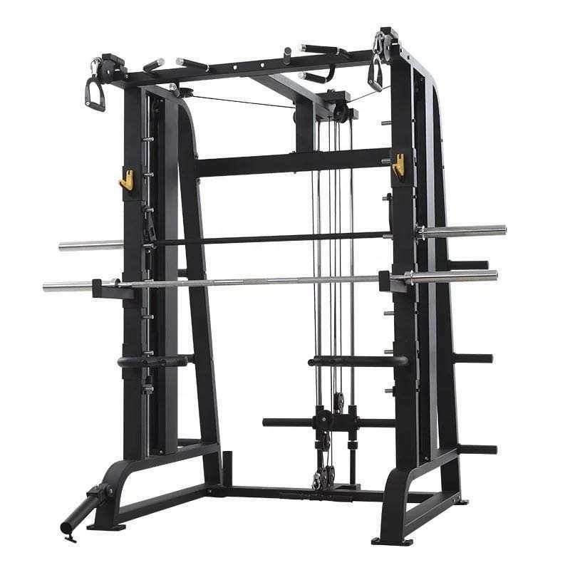 Оптовая продажа, коммерческое качество, тяжелая атлетика, многофункциональная силовая рейка/Смит-машина для упражнений на тело