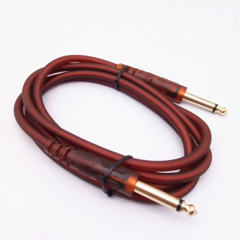 Guitar Microphone Cable, Mixer Cable, 1.5m, 6.35 to 6.35