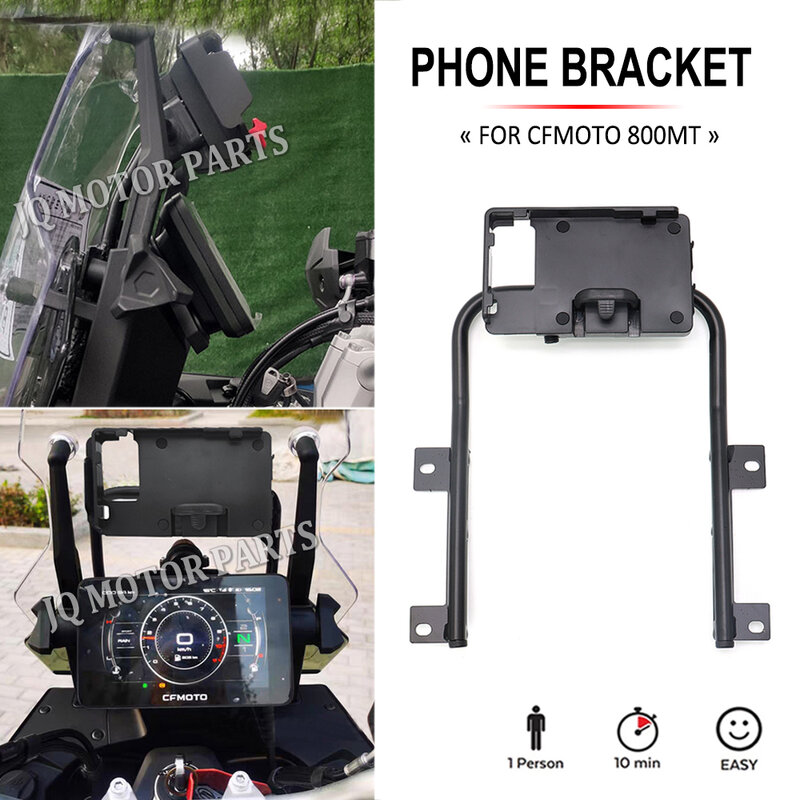 For CFMOTO 800MT 800 MT MT800 NEW Motorcycle Accessories GPS Phone Mount USB & Wireless Charging Navigation Bracket Holder Stand