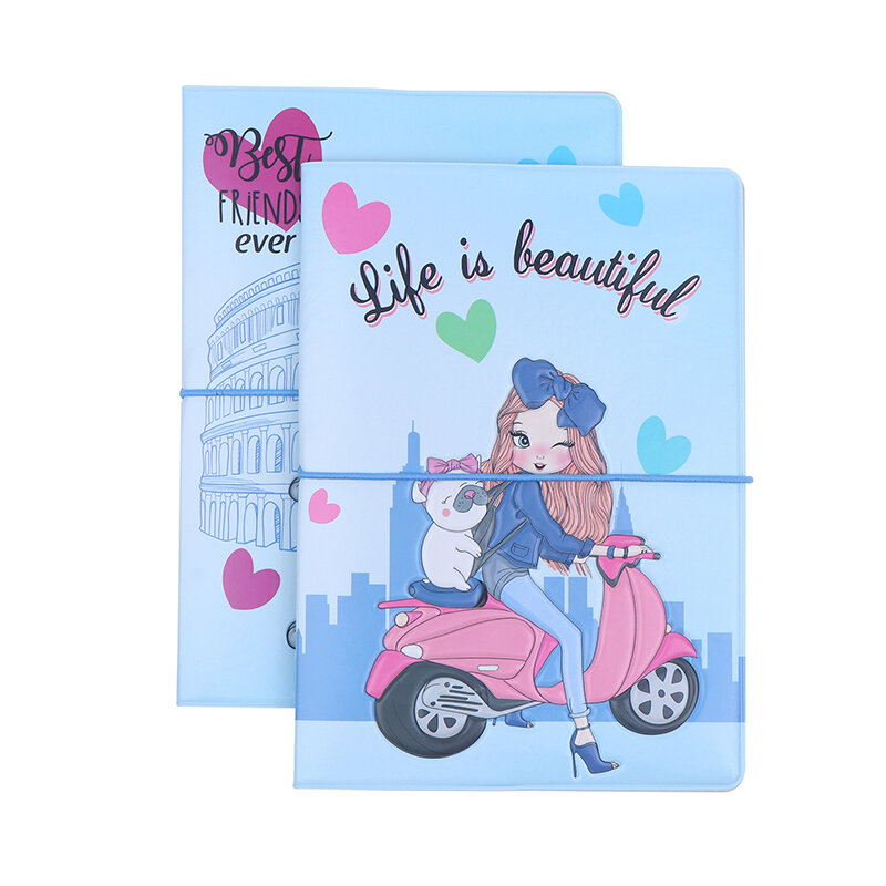 Cute Travel Accessories Passport Holder Leather Men WomenTravel Passport Cover Case Card ID Holders