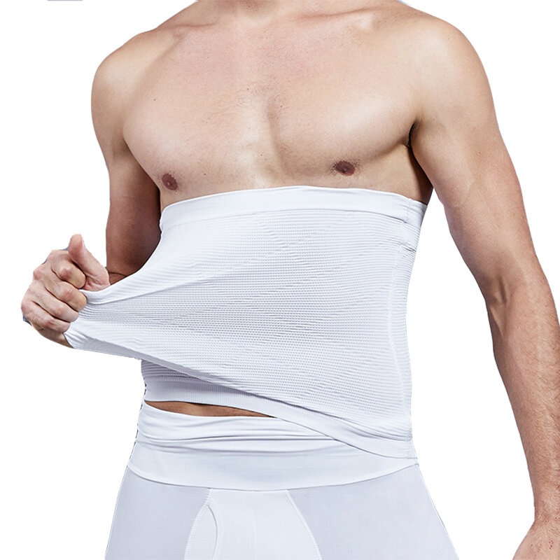 TUNIControl-Ceinture de compression pour hommes, serre-taille, bande saillante, gaine amincissante pour la graisse du ventre, entraîneur d'entraînement, spoeur de corps