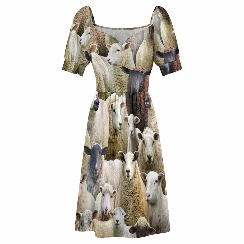 sheep image Sleeveless Dress evening dresses women Elegant gowns Dress for girls dresses for woman 2023