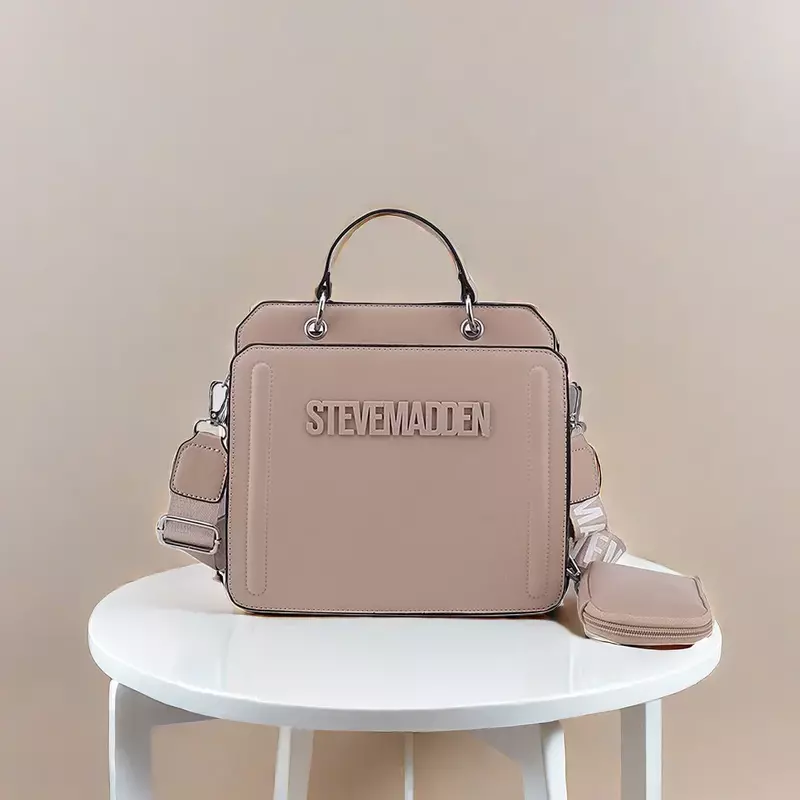 Two-piece Women's Candy-colored Handbag Set with Oversized Tote Bag and Shoulder Bag