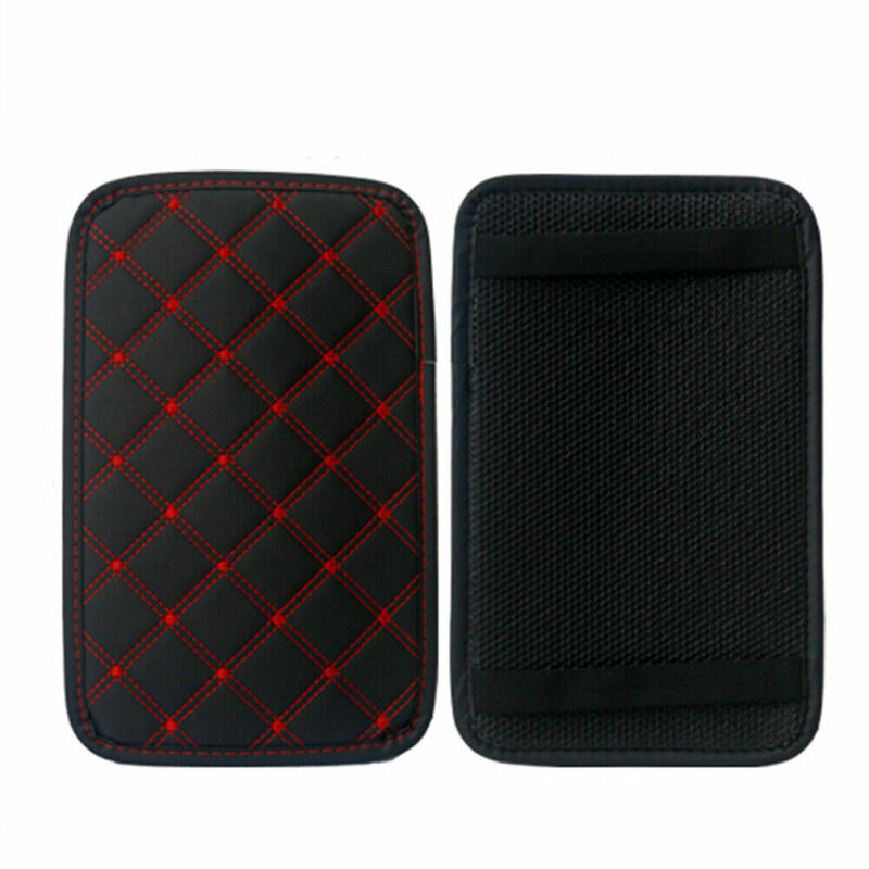Car Armrest Pad Center Leather Hand Cushion Console Box Cover Protective Protector Accessories Non Slip Arm Rest Pad Universal