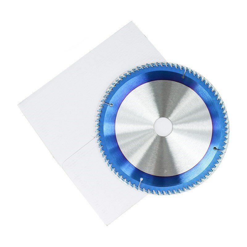 XCAN-hoja de sierra Circular con revestimiento azul Nano TCT, discos de corte para carpintería, hoja de sierra con punta de carburo, 165-300mm, 1 ud.