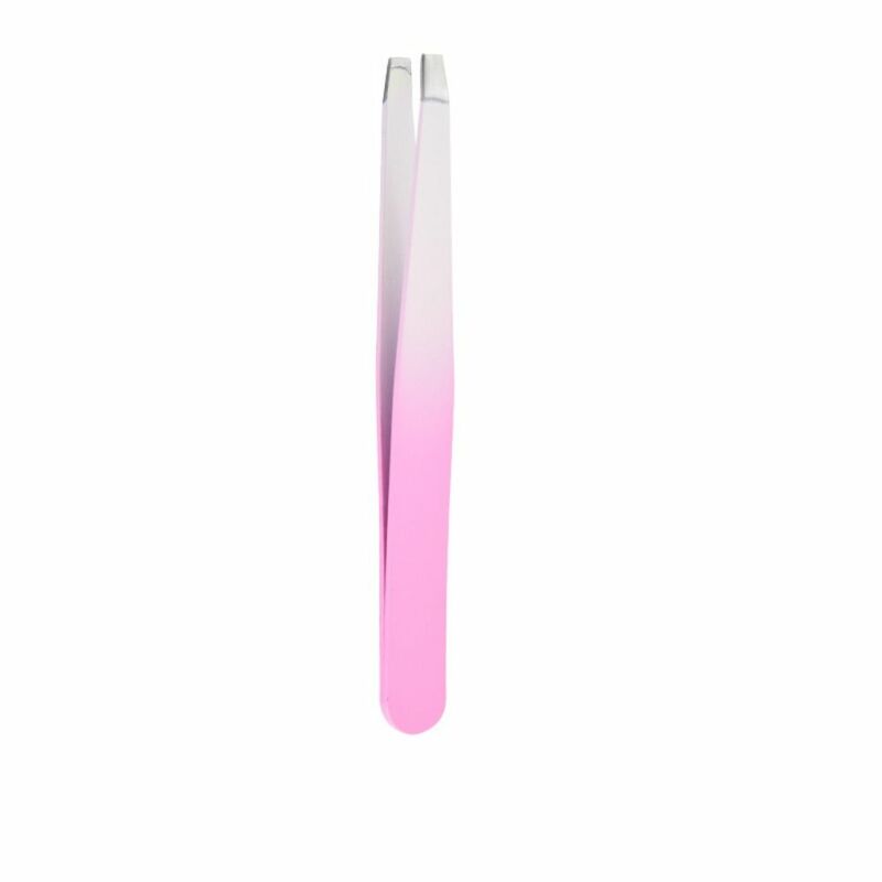 Colorful Eyebrow Pliers Stainless Steel Hair Removal Oblique Mouth Tip Face Hair Removal Multipurpose Eye Brow Tweezer Make Up