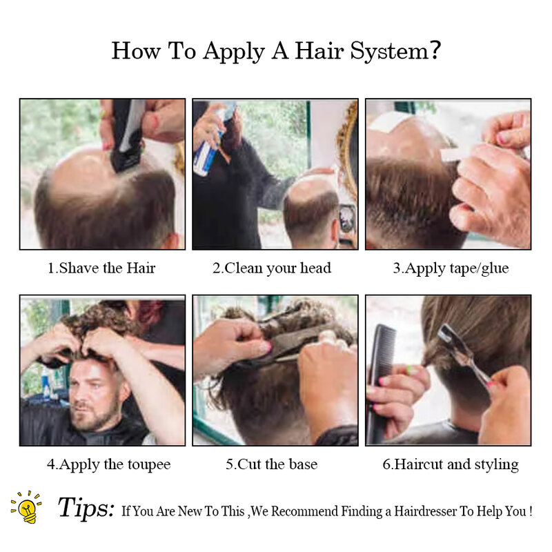 AW Men Toupe100 % European Human Hair 8X10 ''Men 'S Kapiler Prothesis Hairpiece 0.1-0.12Mm Inject Full Skin Hair System