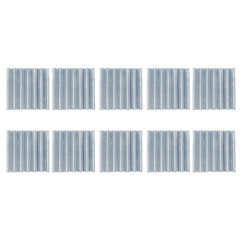 10pcs 14x14x6mm Efficient Aluminum Heatsink For Electronic Chip Cooling Electrical Equipment Supplies Accessories