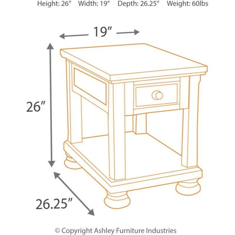 การออกแบบที่เป็นเอกลักษณ์โดย Ashley Porter โต๊ะข้างเก้าอี้สามเหลี่ยมสำเร็จรูปแบบดั้งเดิมสีน้ำตาลเข้ม